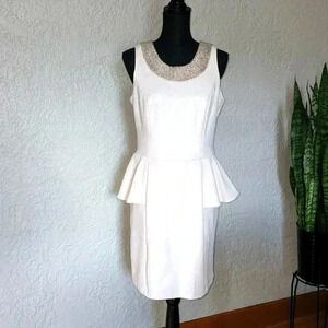 Jackie Jon blush silver midi dress 👗